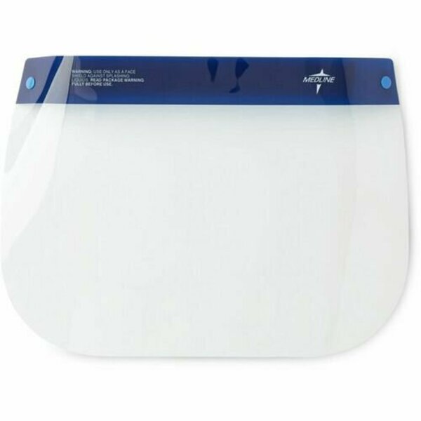 Medline Face Shields, FullLength, ExtraLong, Dispsable, Antifog, CL MIINONFS100